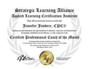Certified Professional Coach of the Month