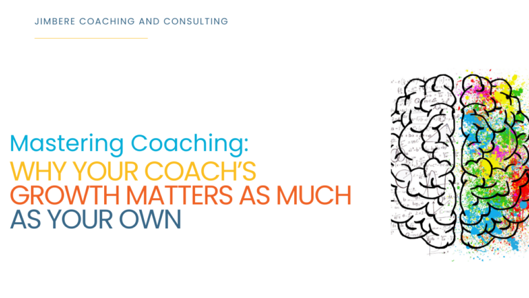 Image of left and right side of brain. Invitation to read the article on mastering coaching and why your coach’s growth matters as much as your own.